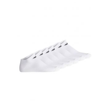 Set de sosete pana la glezna - 6 perechi - Alb