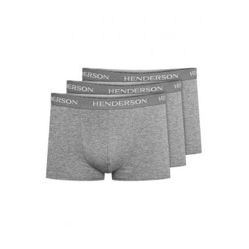 Boxeri barbati  Effort set de 3 perechi gri - Gri