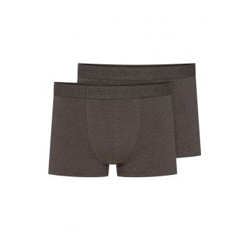 Boxeri barbati Move  set de 2 perechi Gri - Gri