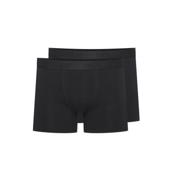Boxeri (crac mai lung) Move  set de 2 perechi negru - Negru