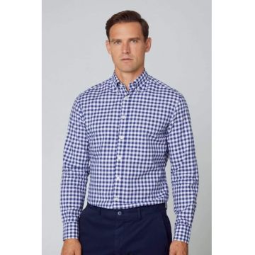 Camasa cu maneca lunga  Fine Albastru - Albastru | Alb