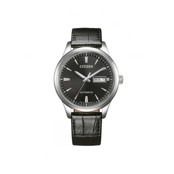 Ceas Barbati -  mecanism automat - inox - piele naturala - 40mm