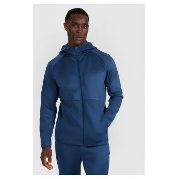 Hanorac  Barbati Fermoar Gluga -Denim