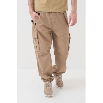 Pantaloni cargo Gabio - Galben inchis