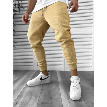 Pantaloni de trening bej conici CU MIC DEFECT  DEF041  P20-1.2