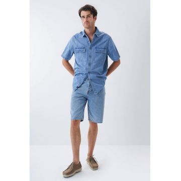 Pantaloni scurti de blugi  Albastru