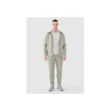 Pantaloni sport barbati  antrenament - verde - material respirabil