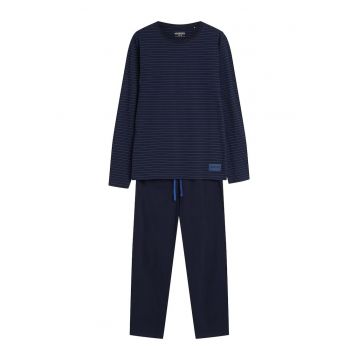 Pijamale confortabile si elegante pentru barbati - intr-o eleganta New  Albastru turcoaz