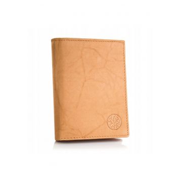 Portofel pentru barbati - Bentlewski - Piele - 10x12.6x2.5 cm - Maro