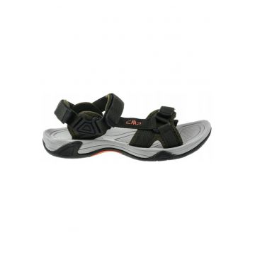 Sandale Hamal Hiking barbati -  Piele ecologica - Negru/Gri - 46