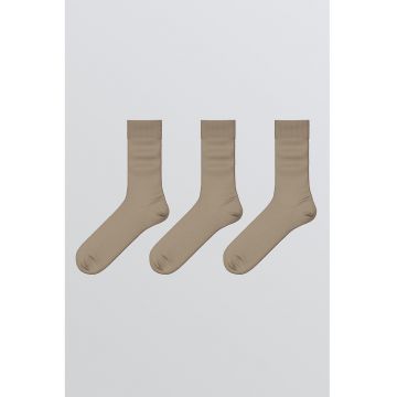 Set de sosete scurte din amestec de lana - 3 perechi