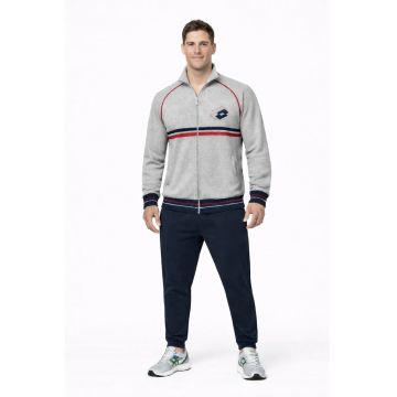 Trening barbati  LA2041 - set bluza cu fermoar si pantaloni - regular fit XL INTL Gri
