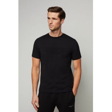 Tricou  Am Emboss HM500779 Negru - Negru