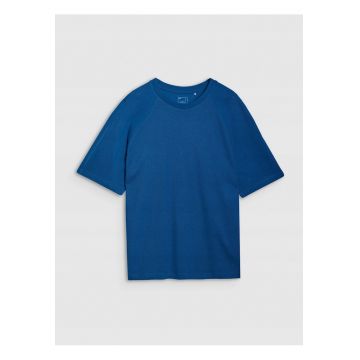 Tricou barbat -  supradimensionat - bumbac-modal - turcoaz - stil sportiv