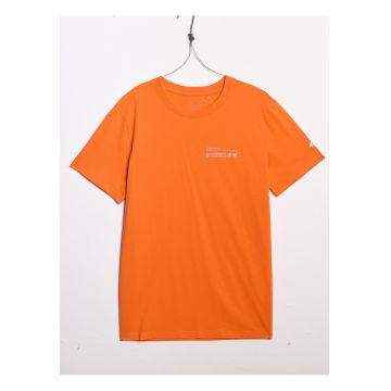 Tricou  Barbati - 100% Bumbac - Portocaliu - Imprimeu - Sportstyle - Portocaliu