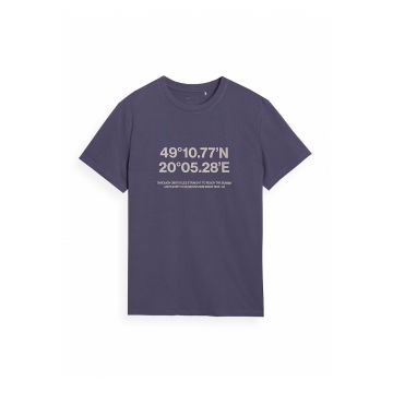 Tricou Barbati  Antracit - Bumbac 100% - Regular Fit - SPORTSTYLE - SS25