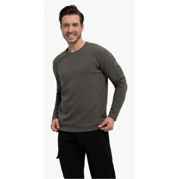 Tricou barbati cu maneci lungi  L-Far - gri - Gri