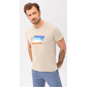 Tricou pentru barbati  T-Navi - bej
