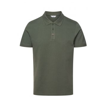 Tricou polo Mile  Khaki - Verde