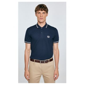 Tricou polo pique cu logo brodat Poller