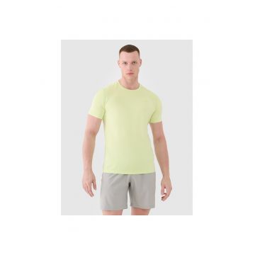 Tricou sport  uscare rapida - verde - material sintetic - pentru barbati