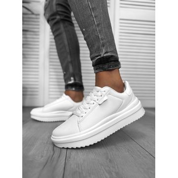 Adidasi barbati casual albi def069   T53-2