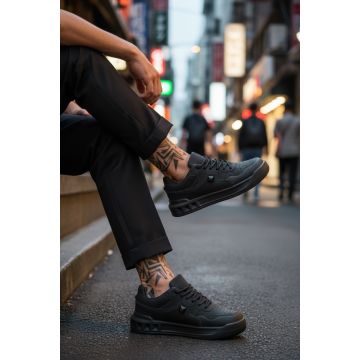 Adidasi barbati casual  negri  VLT L75