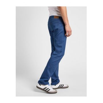 Blugi Barbati -  Daren Zip Fly - Straight Fit - Talie Joasa - Lungi - Fermoar - 5 Buzunare - Bumbac - W33-L30 US - Albastru