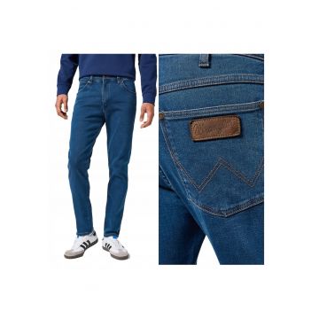 Blugi Slim Fit Talie Medie - Albastru