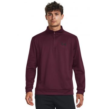 Bluza cu fenta cu fermoar pentru fitness - Visiniu