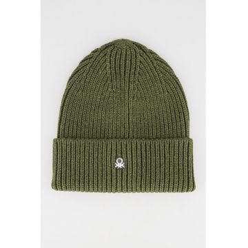 Caciula din amestec de lana - Verde feriga