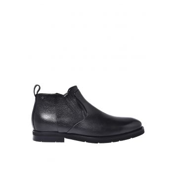 Ghete din piele - Negru