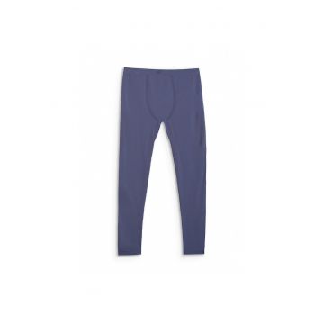 Lenjerie termoactiva barbati  pantaloni - fara cusaturi - bleumarin - poliester