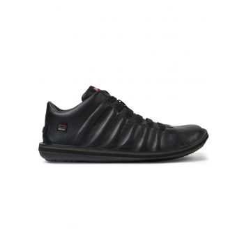Pantofi sport de piele Beetle 535 - Negru -