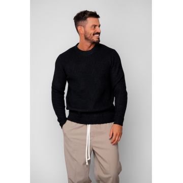 Pulover barbati Black 19890 - Negru