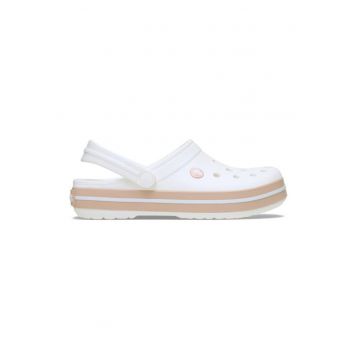 Saboti  Crocband - M8/W10 US Alb - White/Pink Caramel -