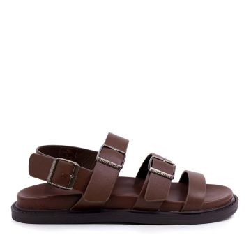 Sandale bărbați Enzo Bertini maro din piele  2449BS33504M