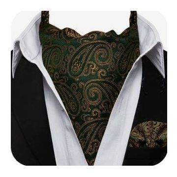 Set cravata / esarfa / lavaliera Ascot + batista, model 86