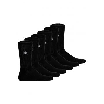 Set de sosete lungi - 6 perechi - Negru