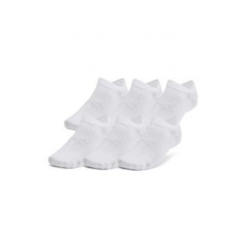 Set de sosete pana la glezna pentru antrenament Essential - 6 perechi - Alb