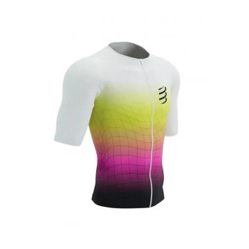 Tricou alergare barbati  Tri Postural Aero SS 2024 - Galben/Roz