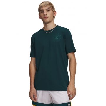 Tricou din amestec de bumbac Radial - Verde englez