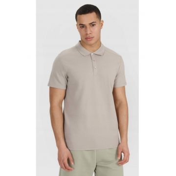 Tricou polo  pentru barbati - gri - bumbac - Gri deschis