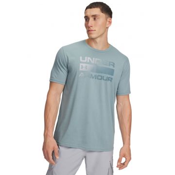 Tricou Team Issue Wordmark - Gri deschis/Albastru prafuit