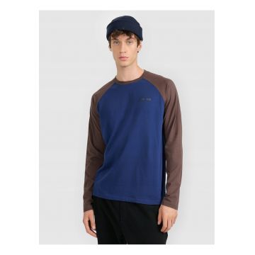 Bluza barbati -  maneca lunga - bleumarin - bumbac