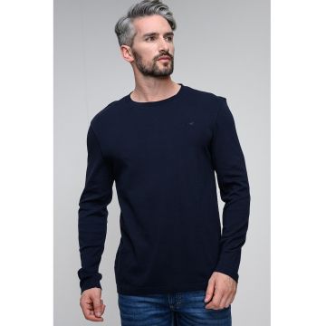 Bluza slim fit din bumbac Arlington - Bleumarin