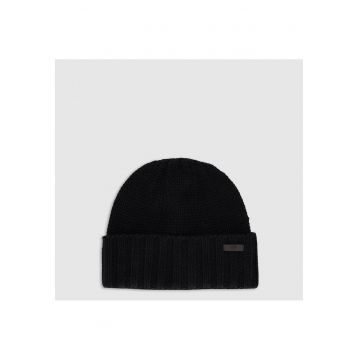 Caciula barbati  model iarna - lana - neagra - M