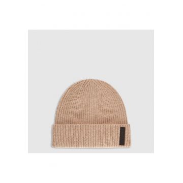 Caciula beanie barbati  lana - bej - M