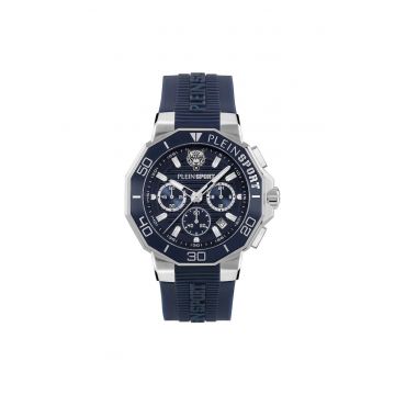 Ceas barbatesc  carcasa Otel 46 mm - 5 ATM - Bleumarin