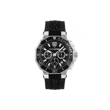 Ceas barbatesc  carcasa Otel 46 mm - 5 ATM - Negru